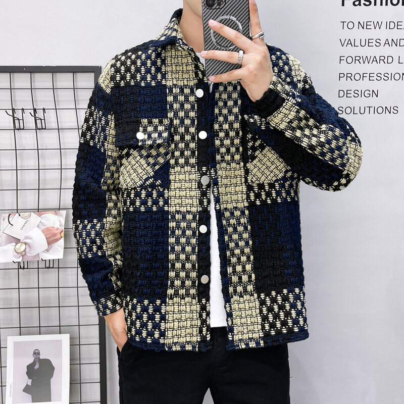 Flannel Shirt Lined - İlkbahar 2025 için Yeni Erkek Kalın