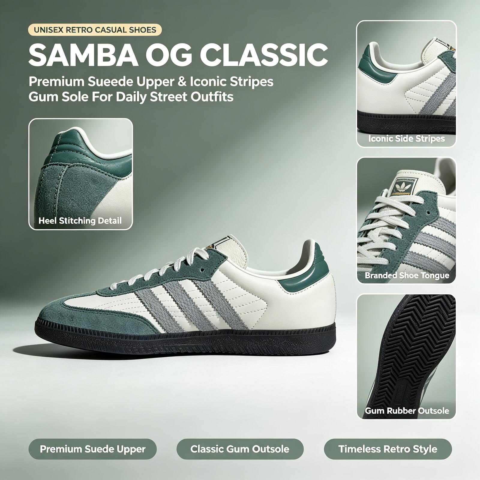 Adidas Shoes Samba - Resmi Adidas Orijinal Samba JP9222 Deri