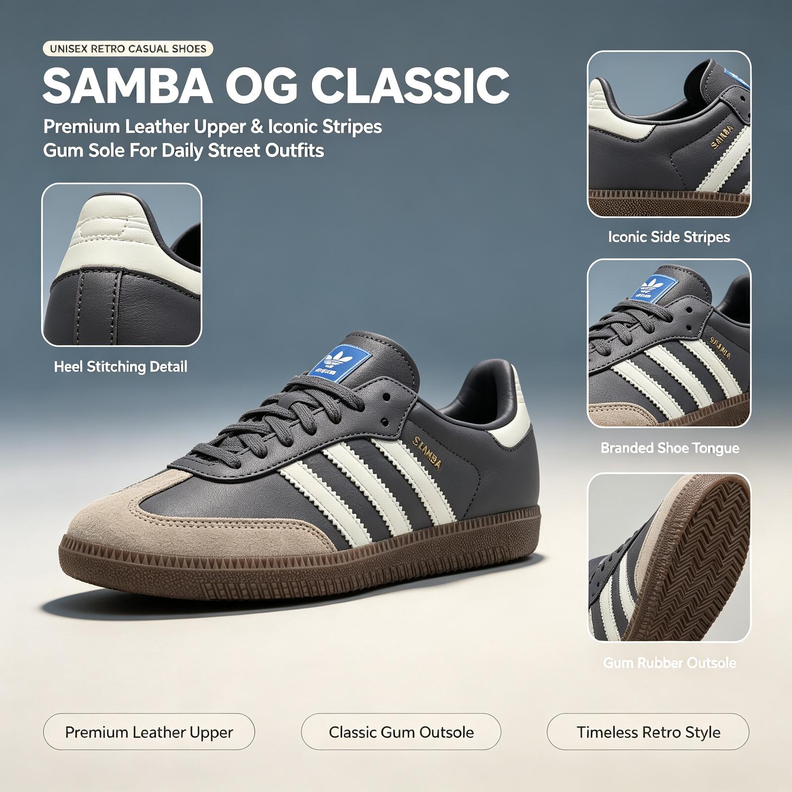 Resmi Adidas Orijinal SAMBA OG - Adidas Shoes Samba incelemesi ve fiyatı