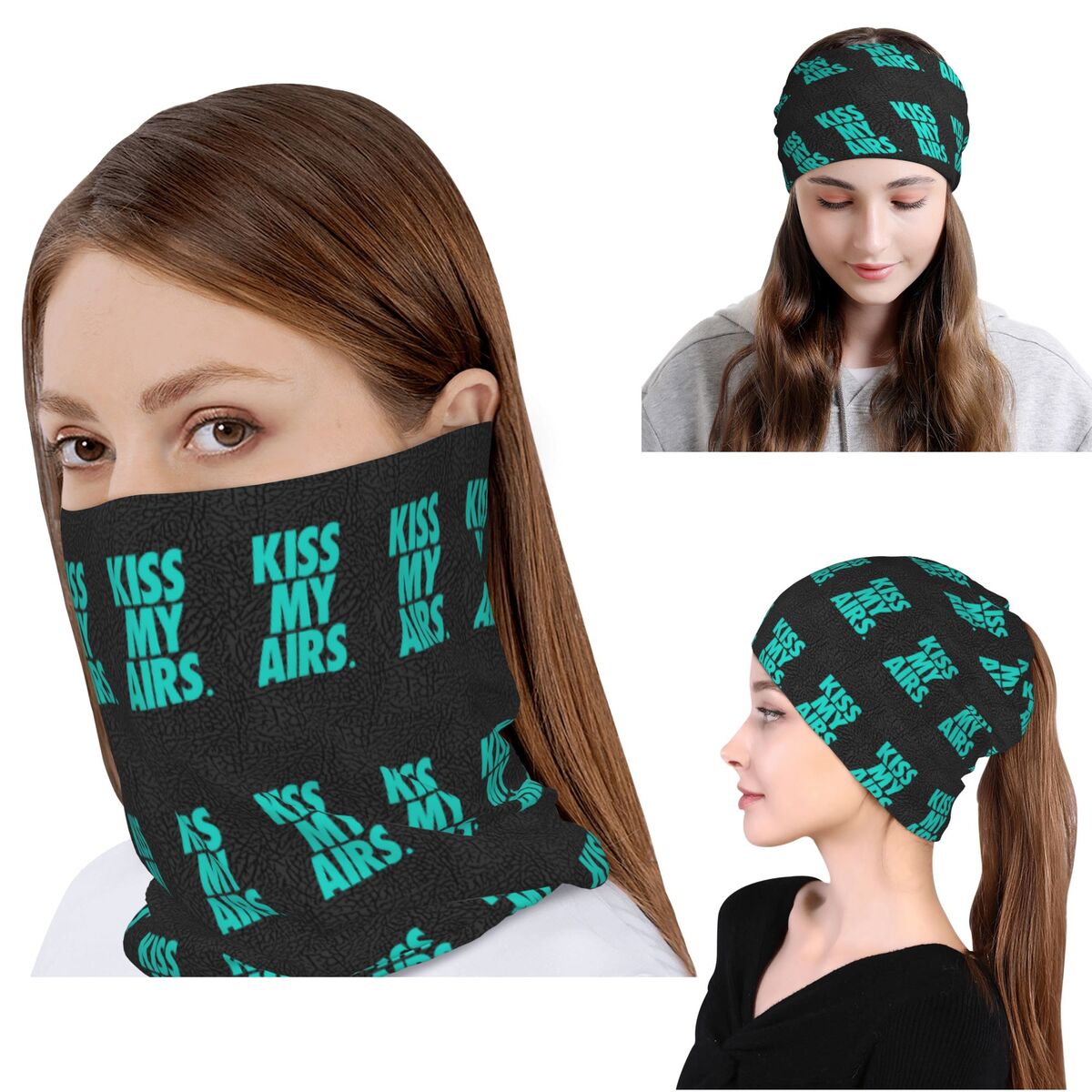 Kiss My Airs X Atmos Bandana B - Knit Beanie Hat Warm incelemesi ve fiyatı