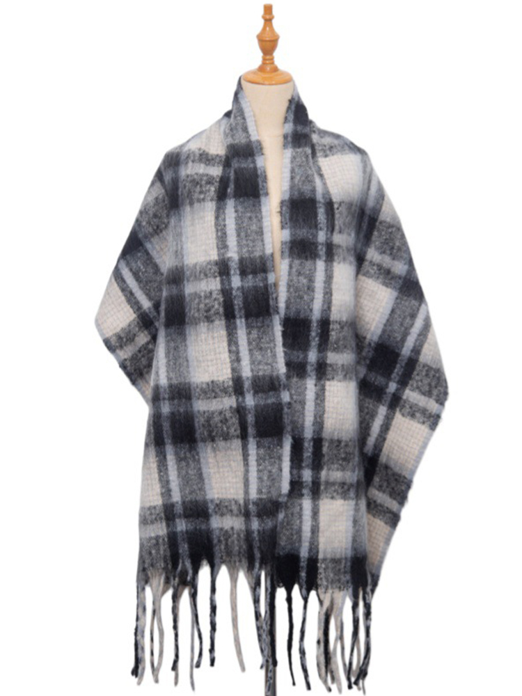 Kadın Erkek Örme Vintage Ekose - Wool Scarf Men incelemesi ve fiyatı