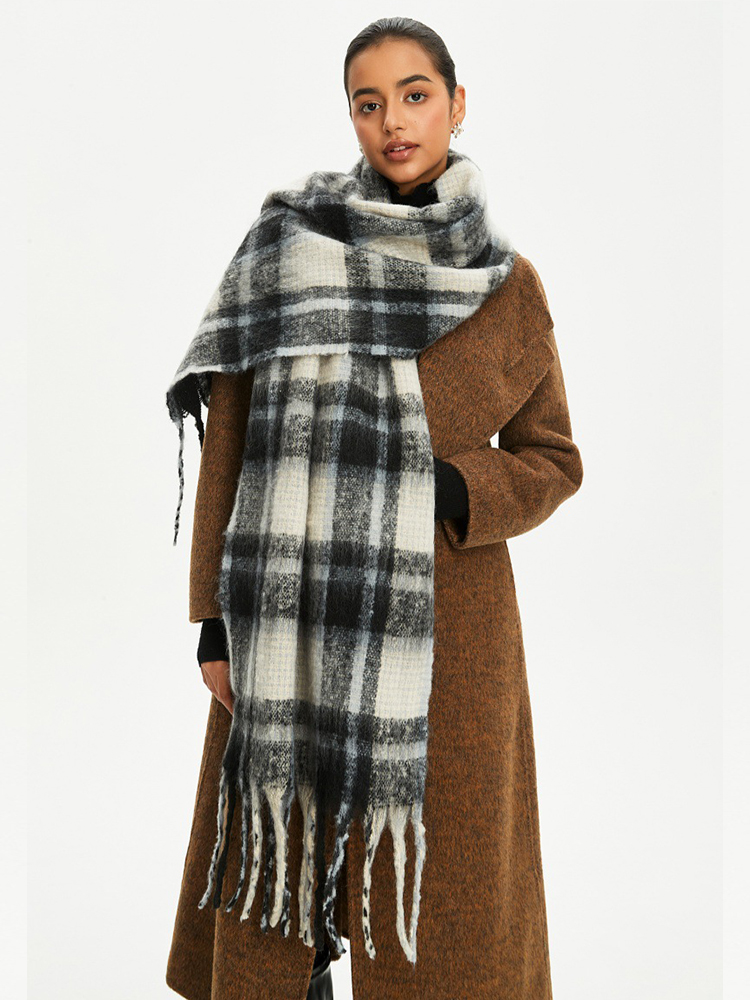 Kadın Erkek Örme Vintage Ekose - Wool Scarf Men incelemesi ve fiyatı