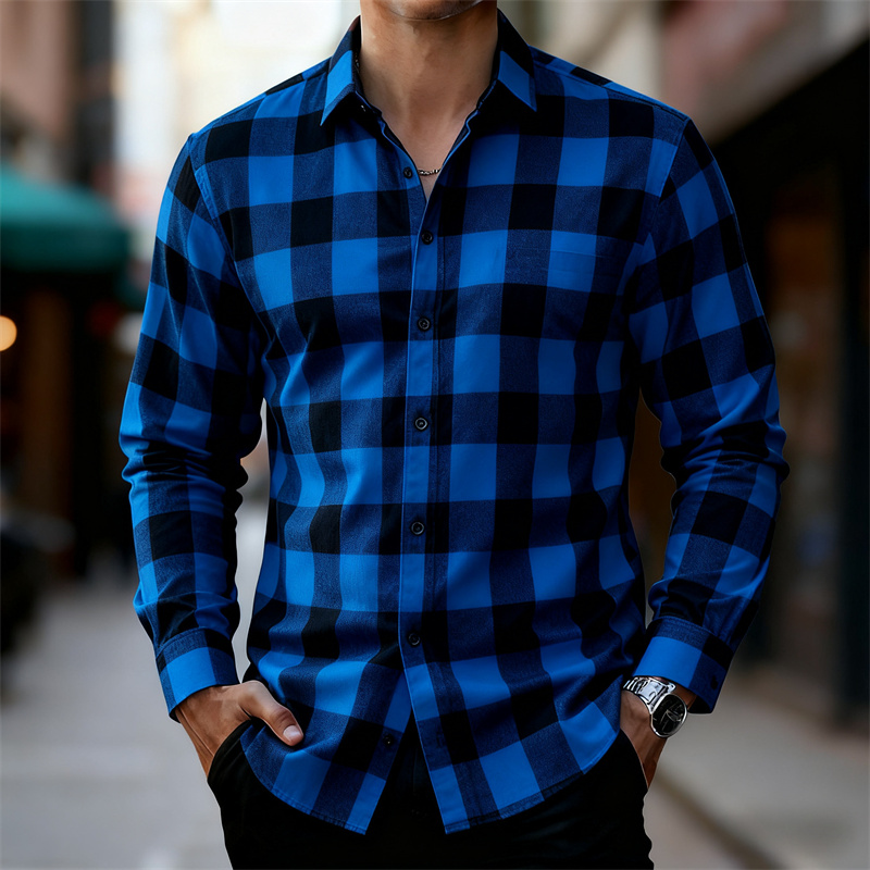 Erkek Klasik Kırmızı ve Siyah  - Flannel Shirt Lined incelemesi ve fiyatı