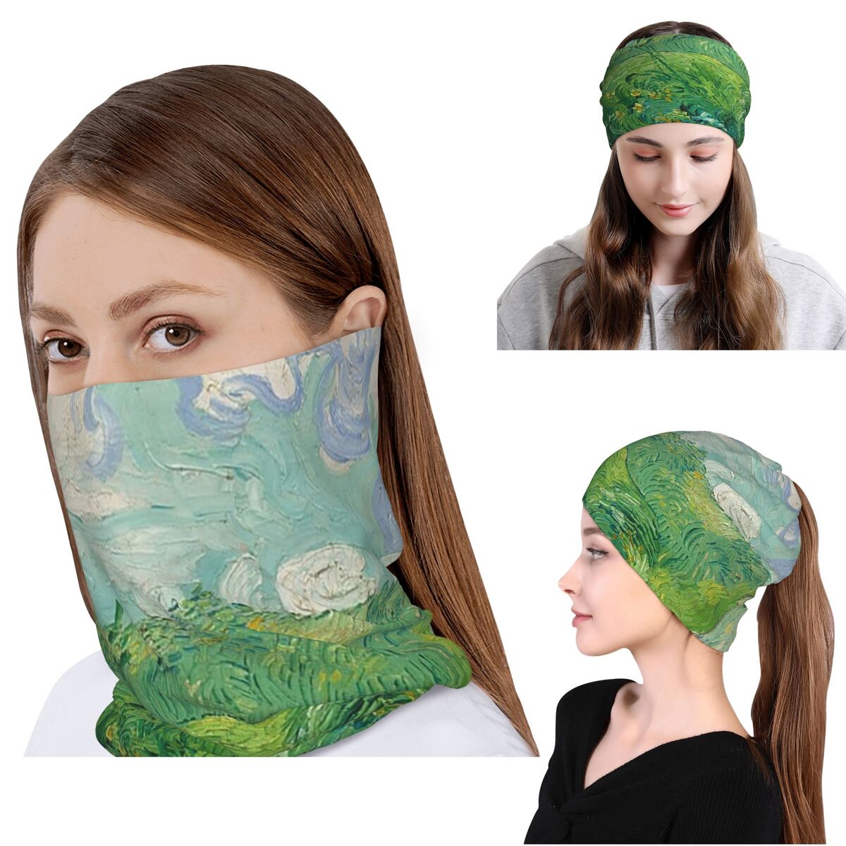 Yeşil Buğday Tarlaları, Auvers - Knit Beanie Hat Warm incelemesi ve fiyatı
