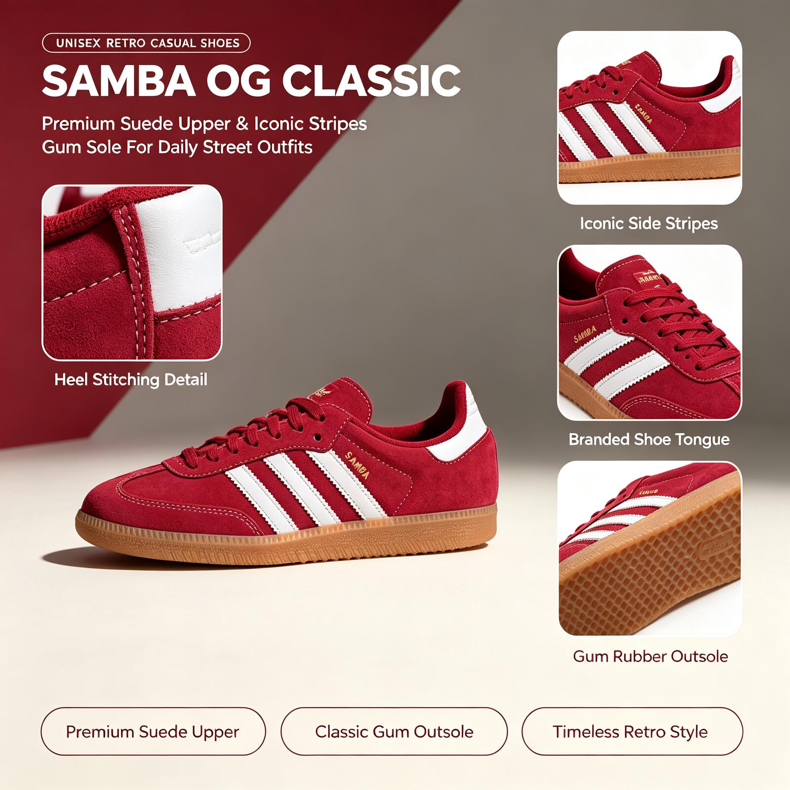 Resmi Adidas Orijinal SAMBA OG - Adidas Shoes Samba incelemesi ve fiyatı